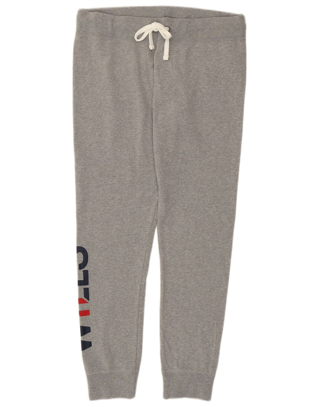 JACK WILLS Pantaloni da tuta con grafica da donna Joggers UK 14 Large Grigio