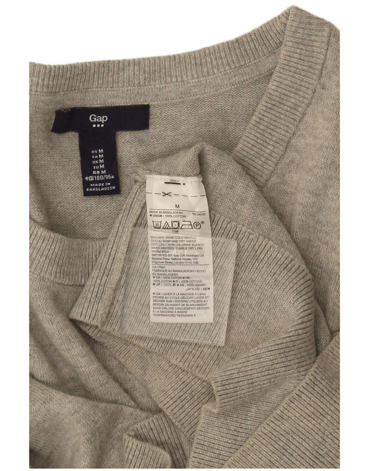 Maglione da uomo Gap con scollo a barca in cotone mélange grigio medio
