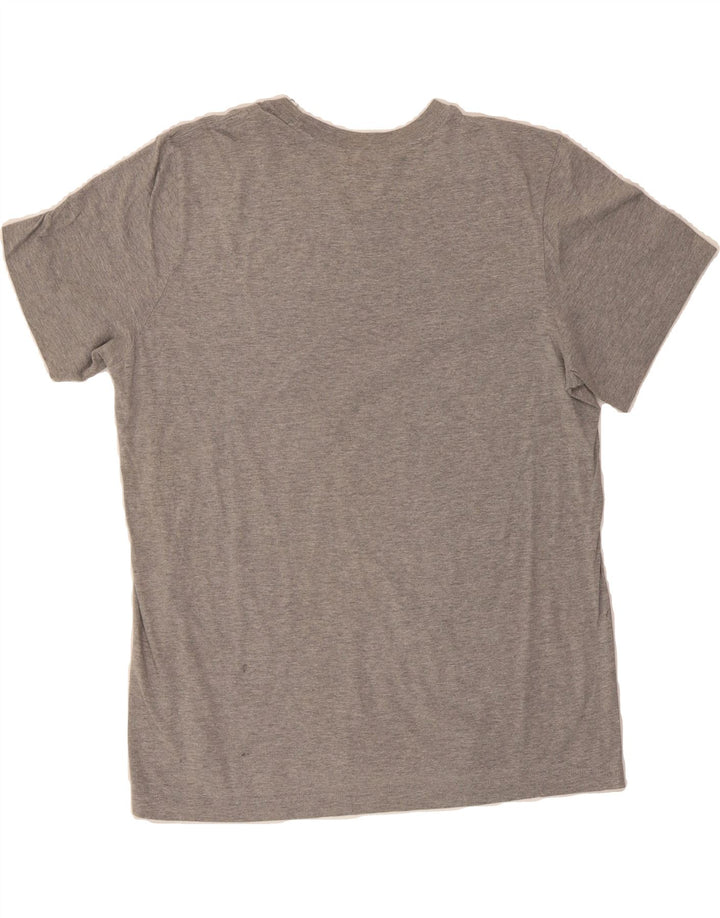 NIKE Mens Graphic T-Shirt Top Large Grey Cotton Vintage Nike and Second-Hand Nike from Messina Hembry 