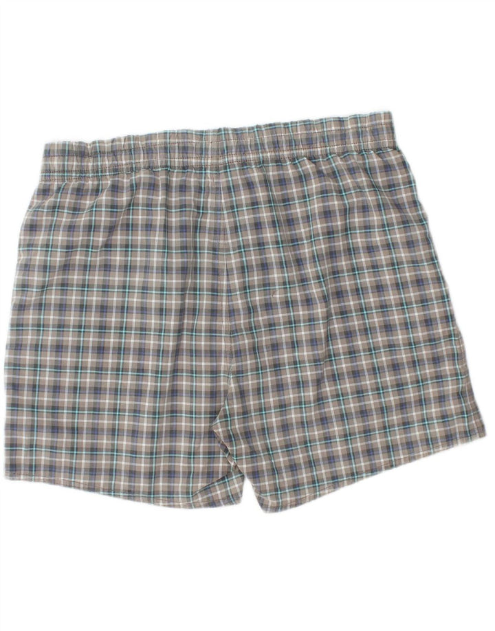 ARENA Mens Swimming Shorts Large  Grey Check