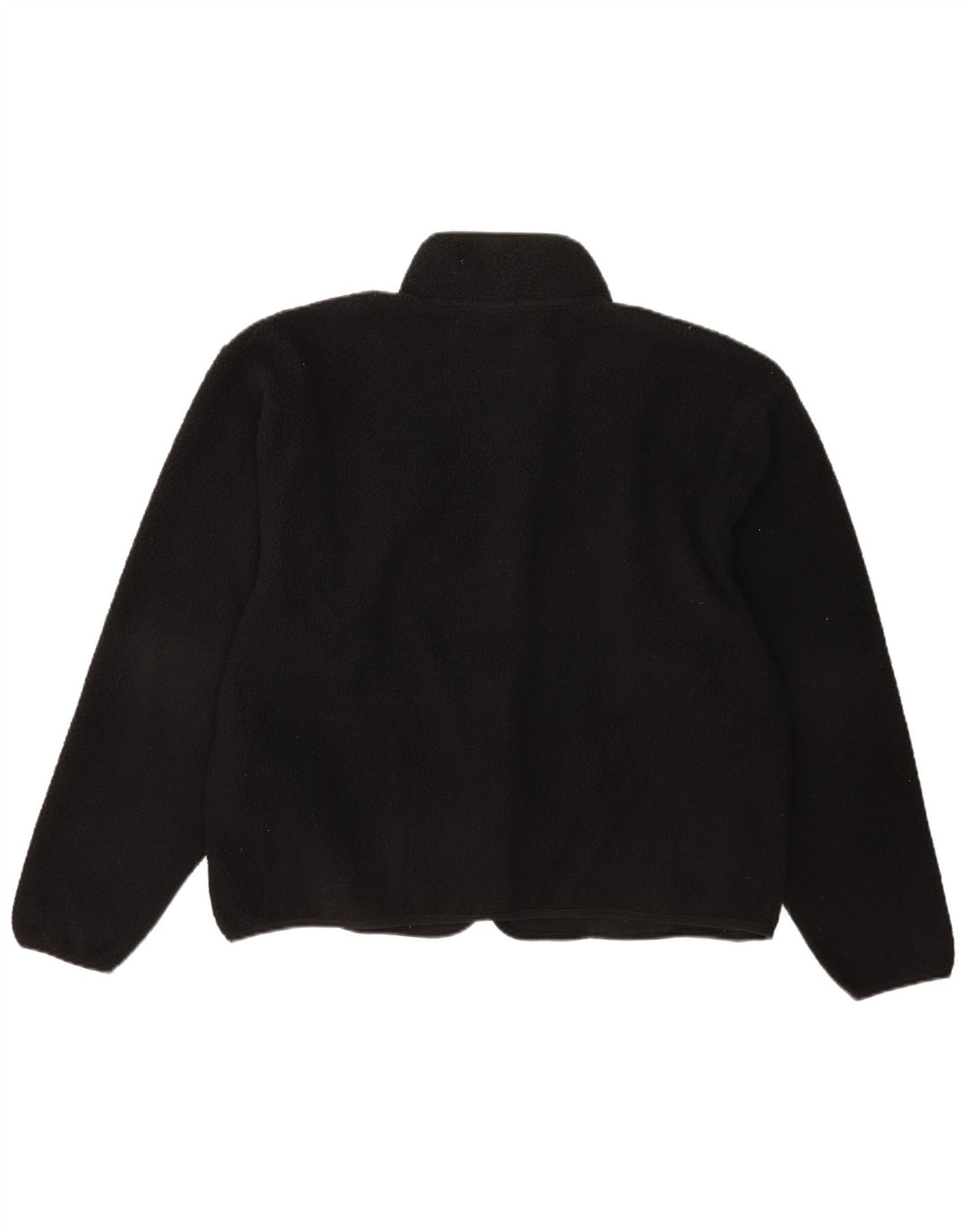 Giacca in pile Nike da uomo dal taglio ampio UK 38 medio nero poliestere