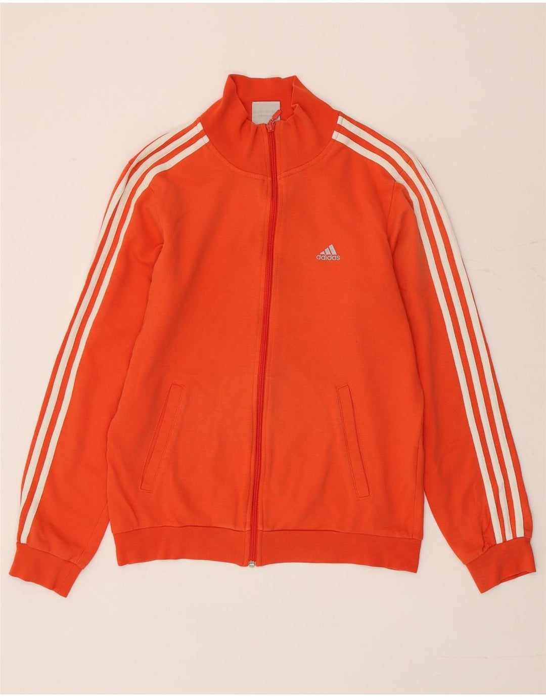 Giacca da ginnastica da uomo Adidas XS arancione in cotone