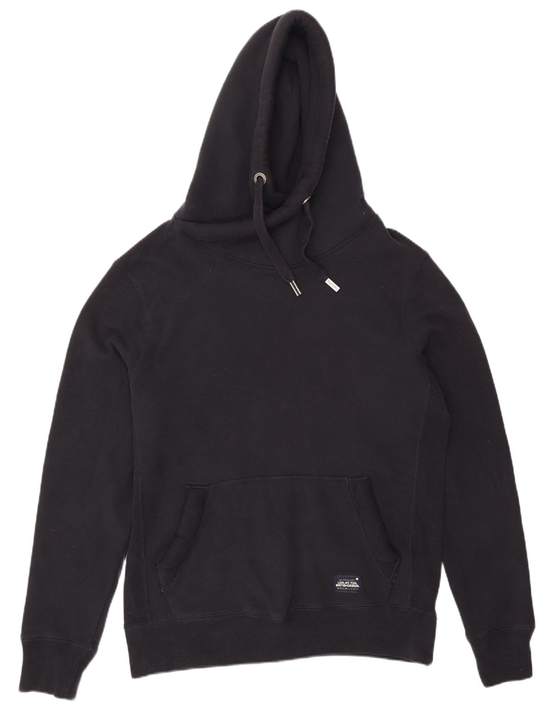 Felpa con cappuccio da uomo Superdry XL in cotone nero