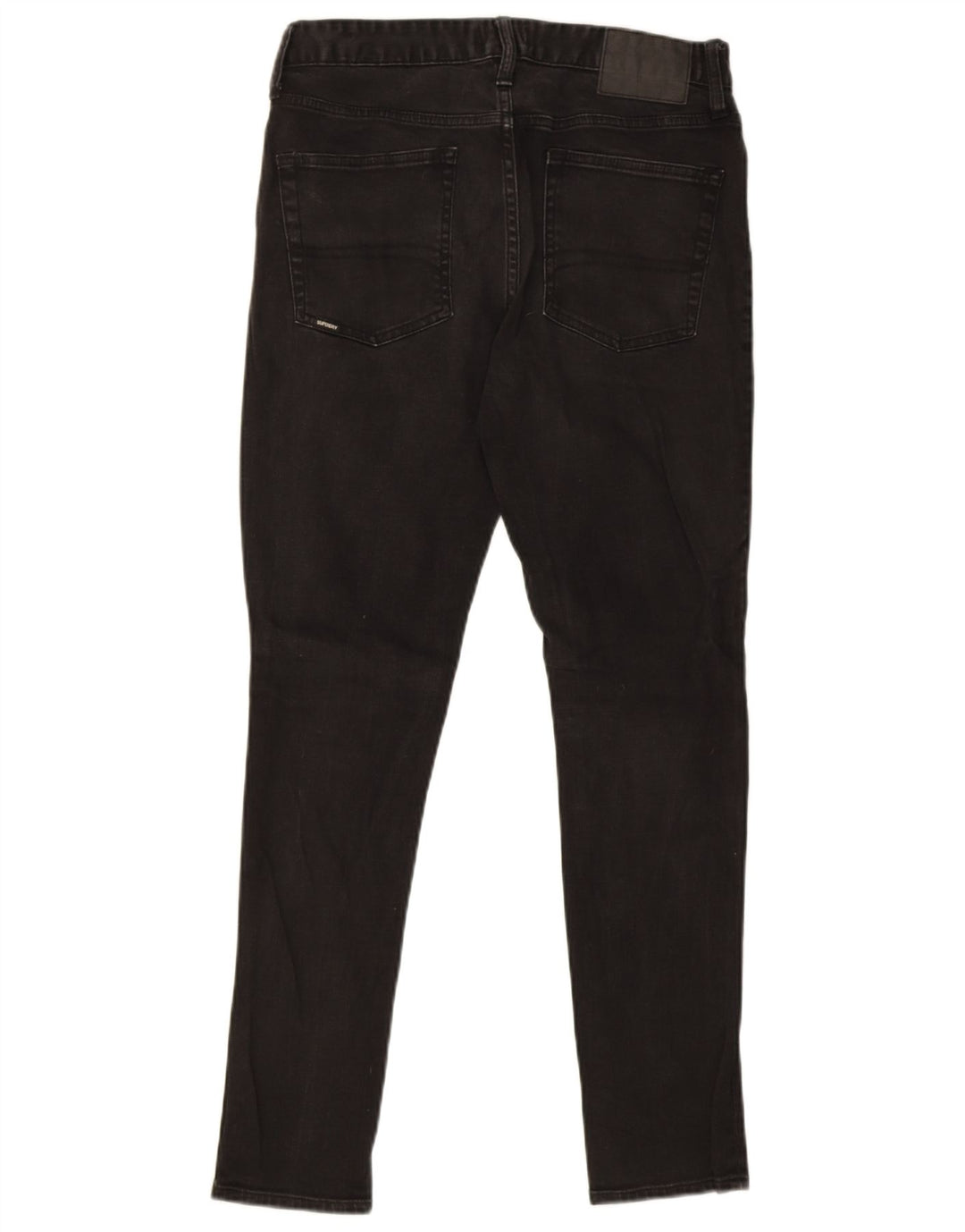 Jeans skinny da uomo Superdry W32 L32 cotone nero