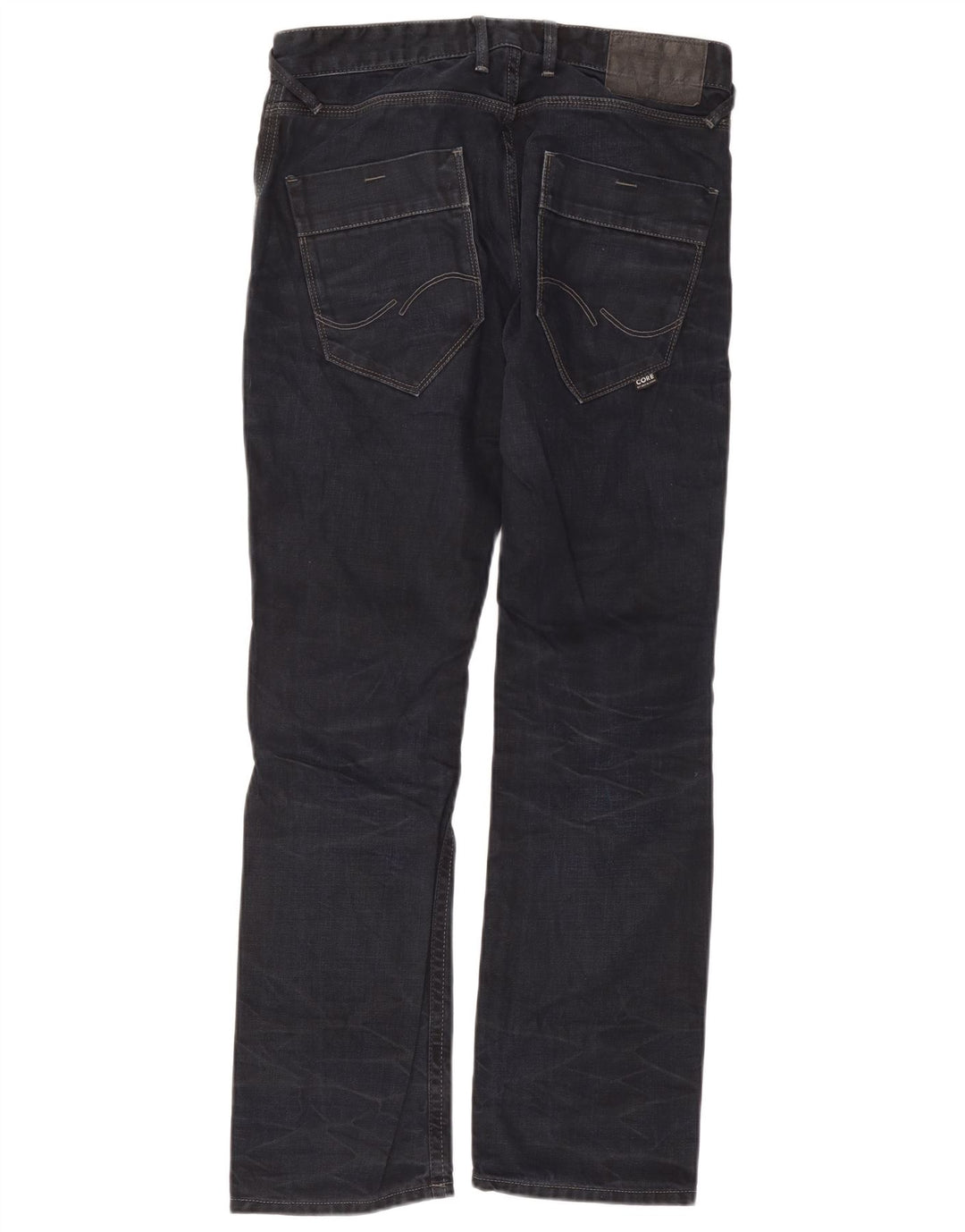 Jeans dritti da uomo Jack & Jones W32 L32 cotone blu navy