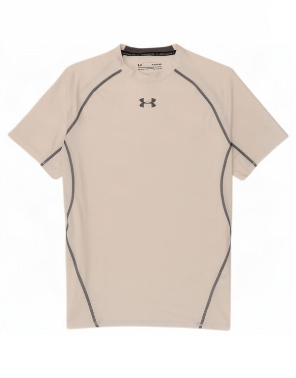 Maglietta Under Armour da uomo Heat Gear Top XL Poliestere color block bianco