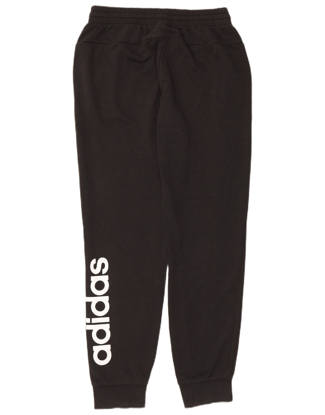 Pantaloni da tuta con grafica ADIDAS da donna Joggers UK 12/14 Medio Nero