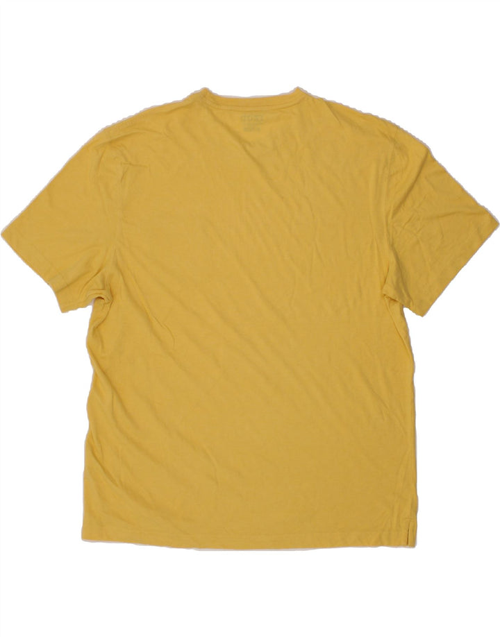 IZOD Mens T-Shirt Top XL Yellow Cotton Vintage Izod and Second-Hand Izod from Messina Hembry 