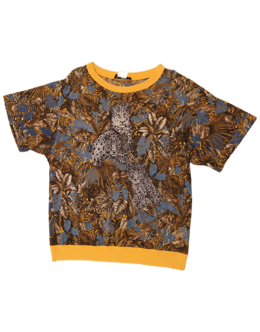 T-shirt grafica da donna Salvatore Ferragamo Top UK 16 Large multicolore Tr