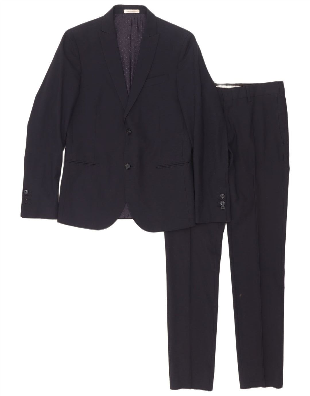 Abito 2 pezzi da uomo Daniele Alessandrini IT 46 Small W31 L33 Blu Navy
