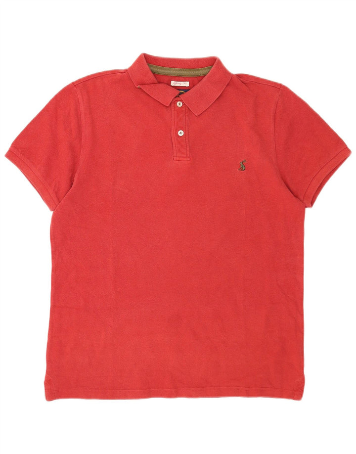 Polo da uomo Joules in cotone rosso medio