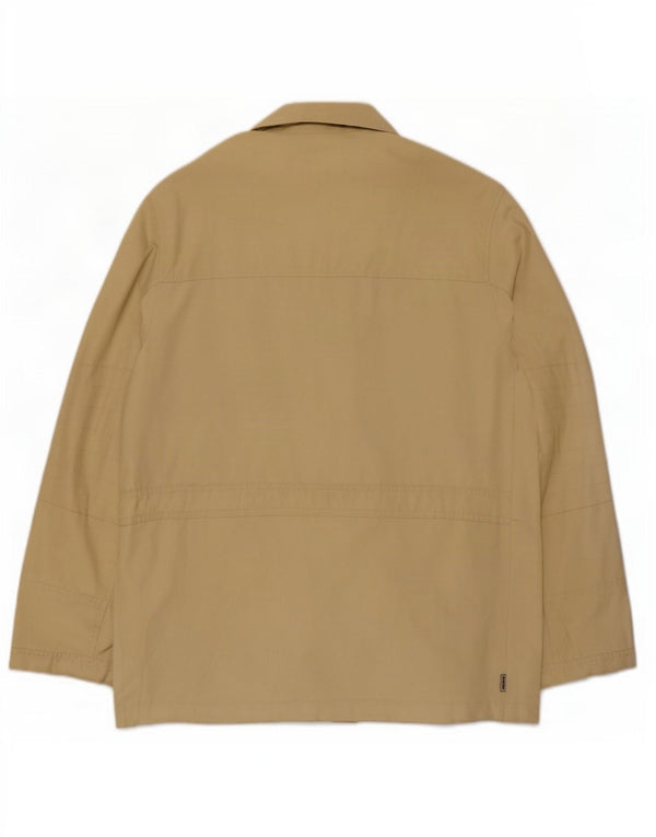 Geox Donna Respira Utility Giacca UK 42 XL Cotone Beige
