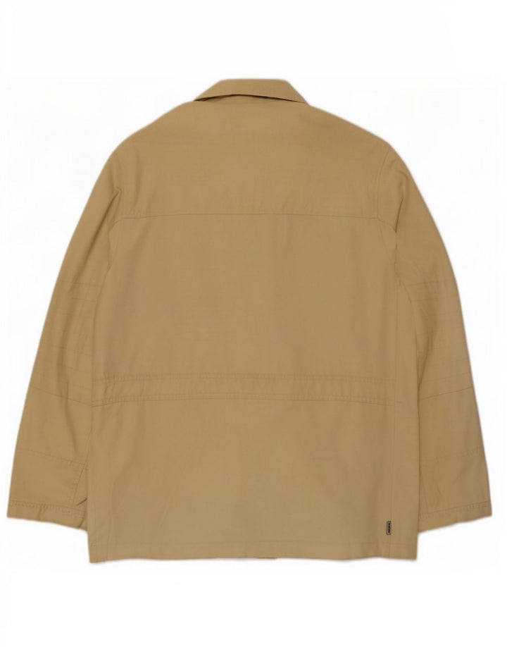 Geox Donna Respira Utility Giacca UK 42 XL Cotone Beige
