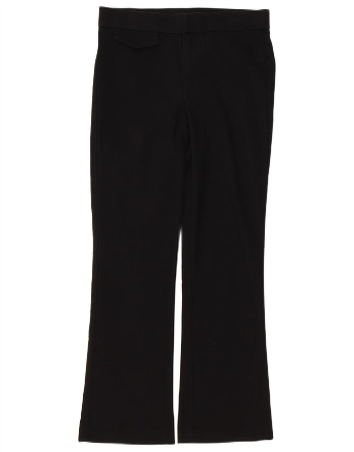 ZARA Womens Bootcut Casual Trousers XS W24 L25 Black