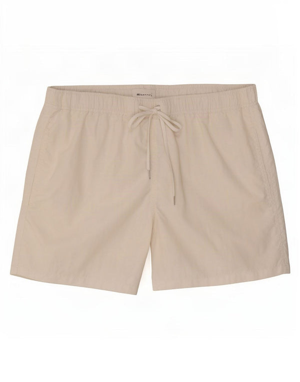 Pantaloncini da bagno da uomo Zara grandi bianchi in poliestere