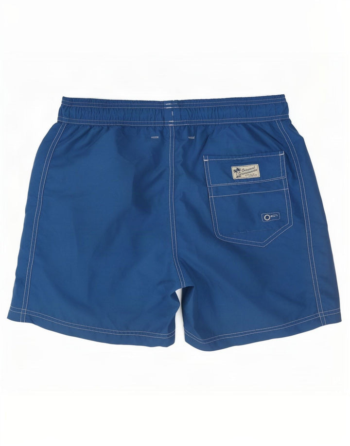 Pantaloncini da bagno da uomo Marks & Spencer blu medio in poliestere