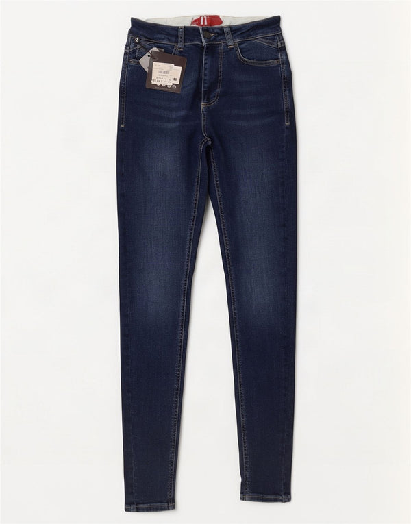 Jeans skinny da uomo 11 gradi XS W28 L31 cotone blu navy