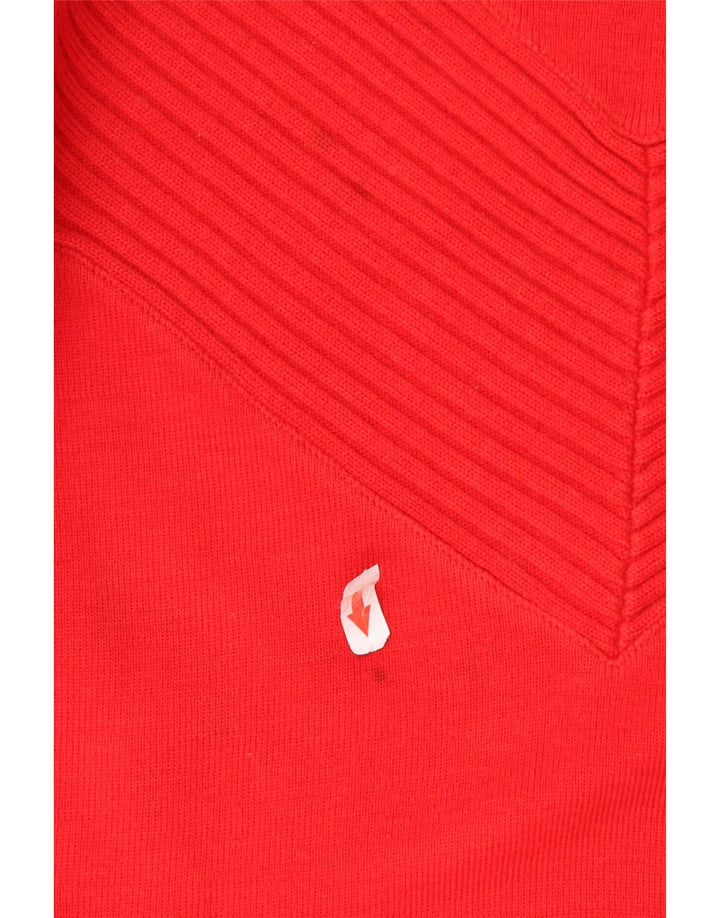 PAUL & SHARK Maglione da uomo girocollo stile yachting in lana vergine rosso medio