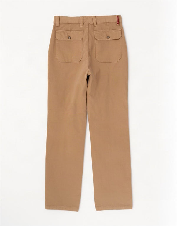 Pantaloni chino dritti da uomo Carrera IT 46 Small W31 L32 Cotone Beige