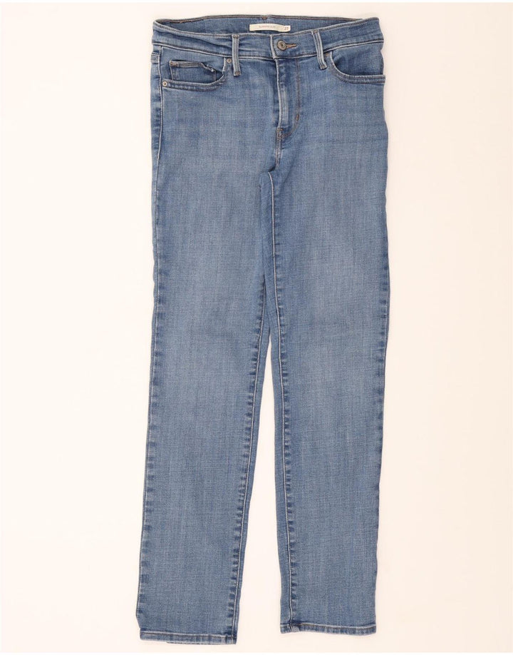 LEVI'S Womens Slimming Fit Slim Jeans W27 L29 Blue Cotton Vintage Levi's and Second-Hand Levi's from Messina Hembry 