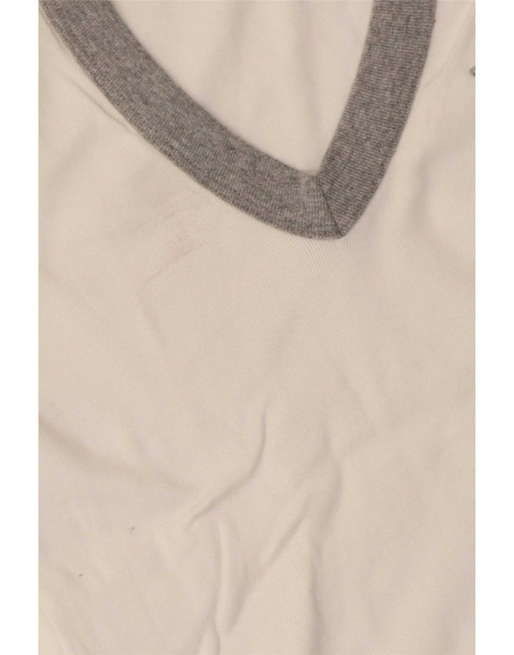 Maglietta Kappa da donna Top UK 8 Small White Colourblock