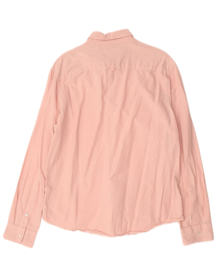 Camicia Penguin Heritage da uomo slim fit grande in cotone rosa