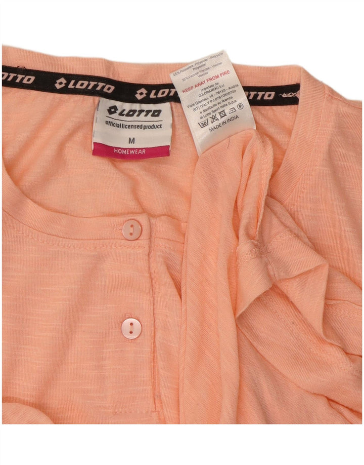 T-shirt grafica da donna Lotto Top UK 14 Poliestere rosa medio