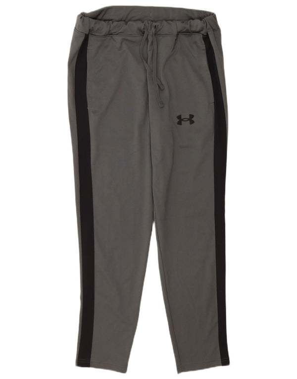 Pantaloni da tuta da uomo Under Armour Large in poliestere color block grigio