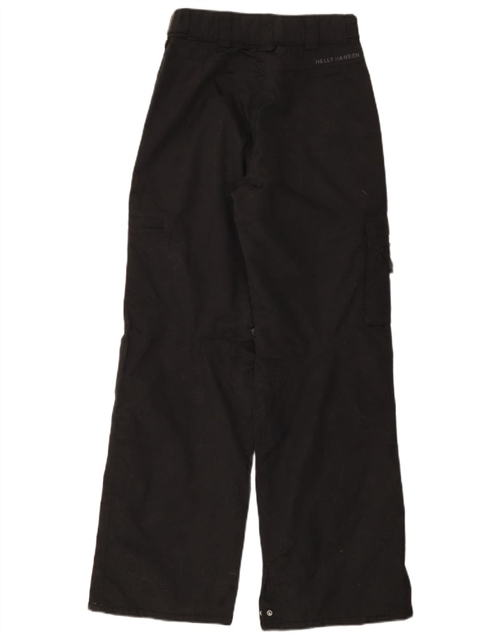 Pantaloni cargo antivento da donna HELLY HANSEN UK 6 XS neri in poliammide