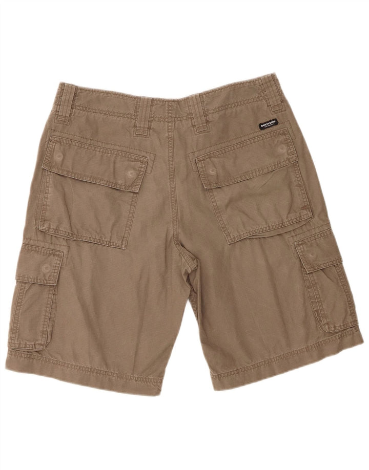Pantaloncini cargo da uomo Comfort Fit Dockers W31 cotone kaki medio