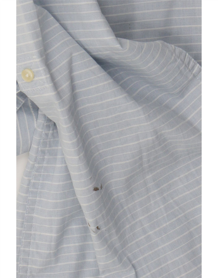 Maglia pullover da uomo Kappa grande in cotone gessato blu