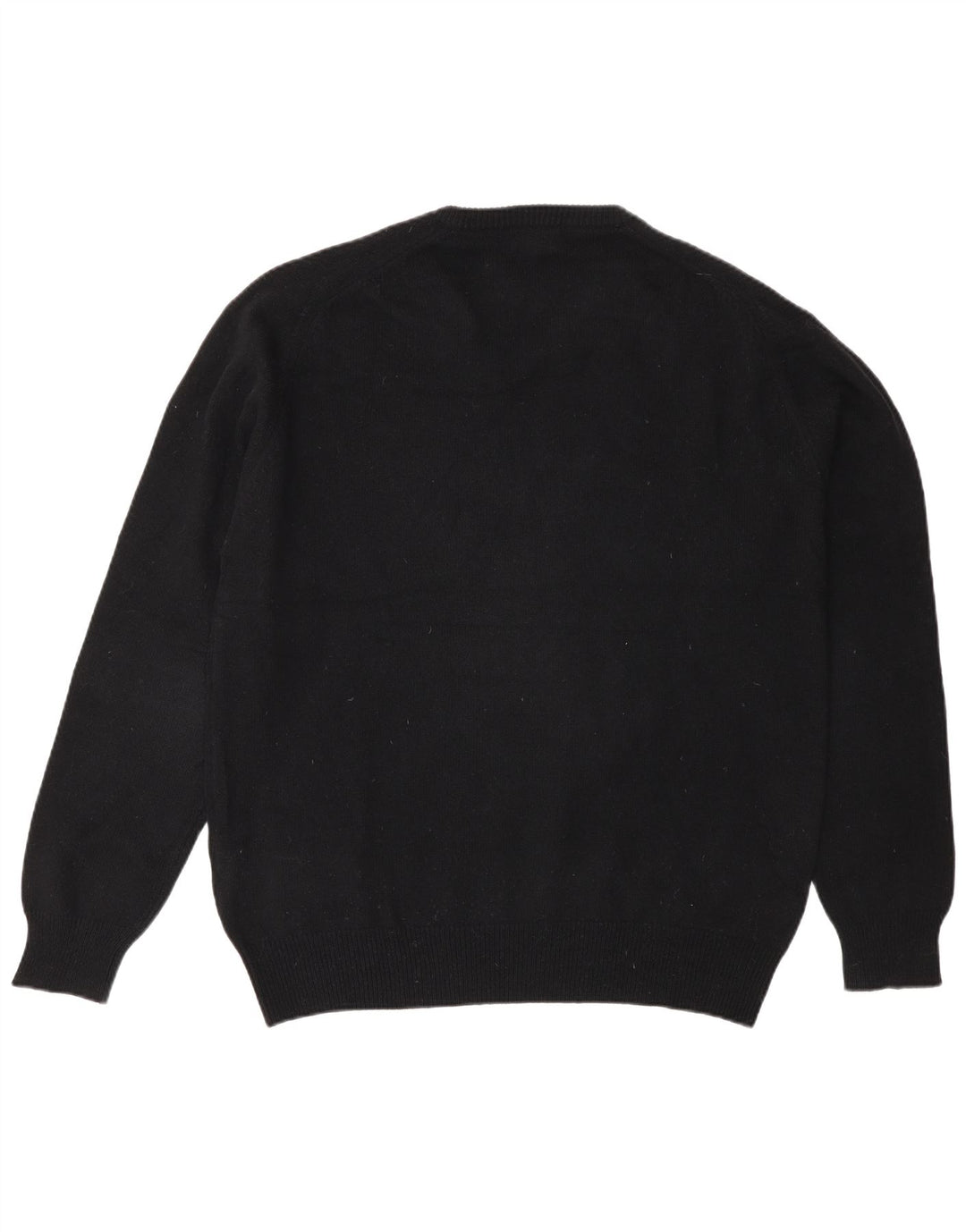 Maglione Kappa da uomo con scollo a V XL in lana nera