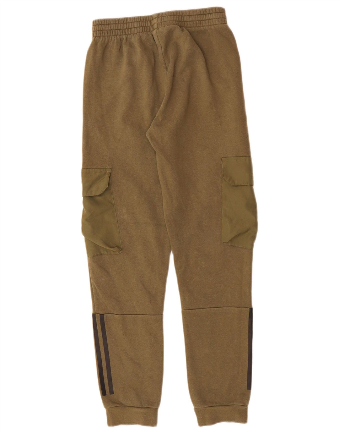 Pantaloni da tuta ADIDAS da ragazzo Cargo Joggers 11-12 anni in cotone kaki