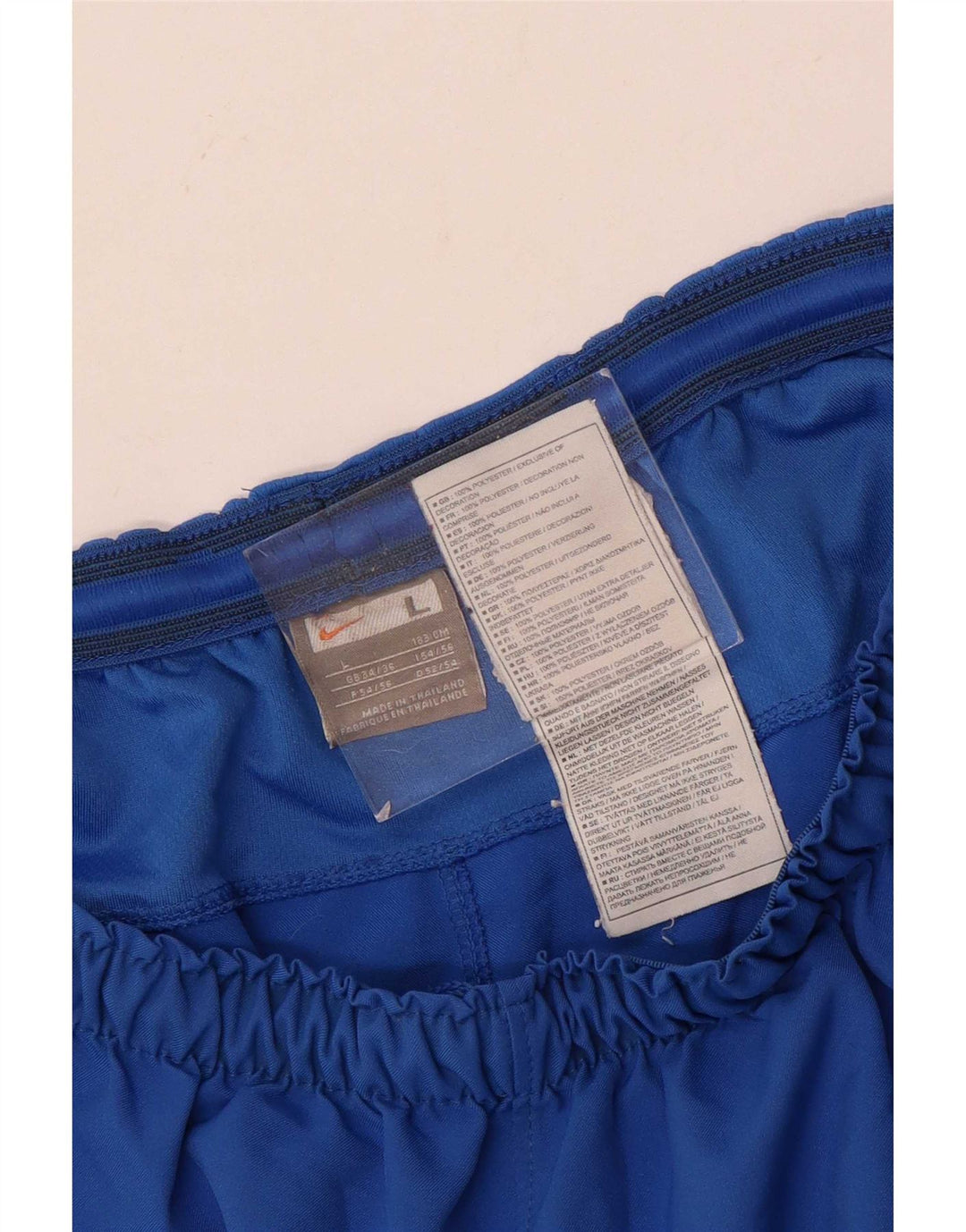Pantaloncini sportivi Nike da uomo grandi in poliestere blu