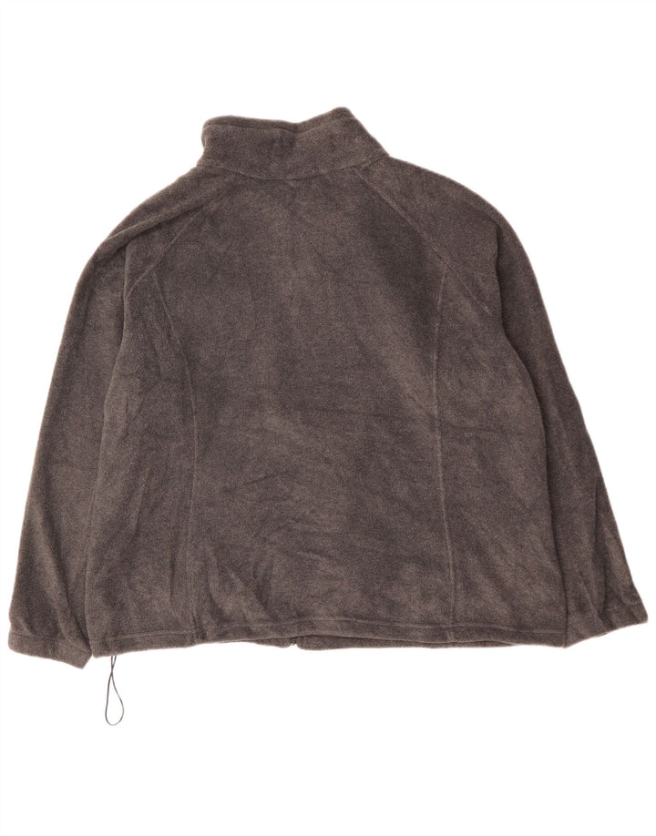 Giacca in pile da uomo Columbia UK 46 3XL poliestere nero