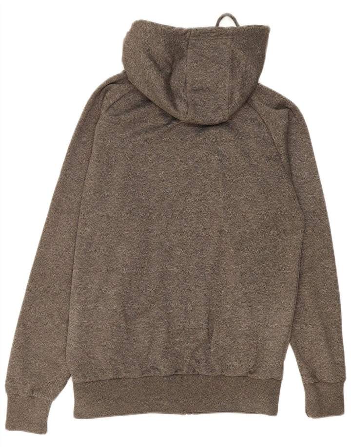 Maglione con cappuccio e zip grafica da uomo Ellesse, poliestere medio kaki