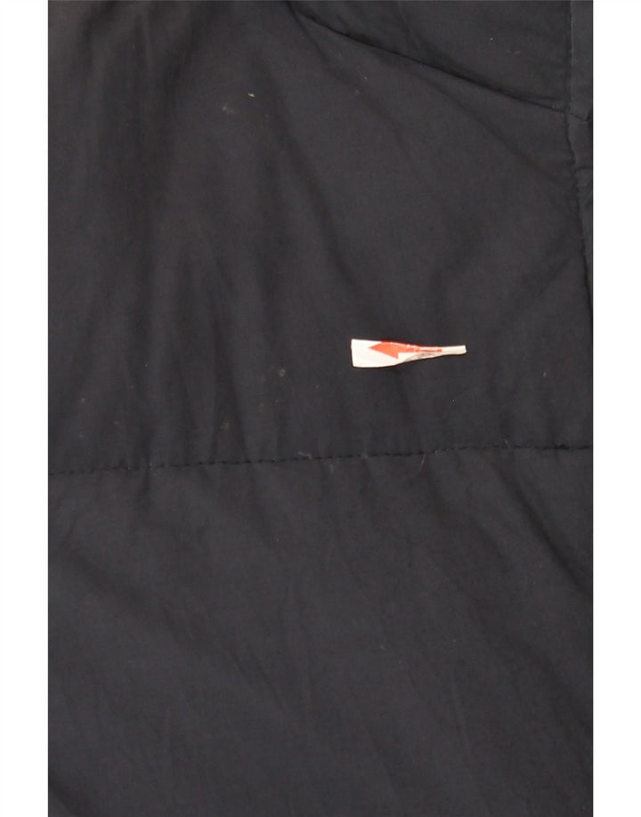 Cappotto imbottito con cappuccio da donna Merit Cup EU 42 grande cotone blu navy
