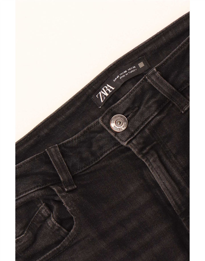 Jeans slim da donna Zara EU 40 medio W30 L27 neri