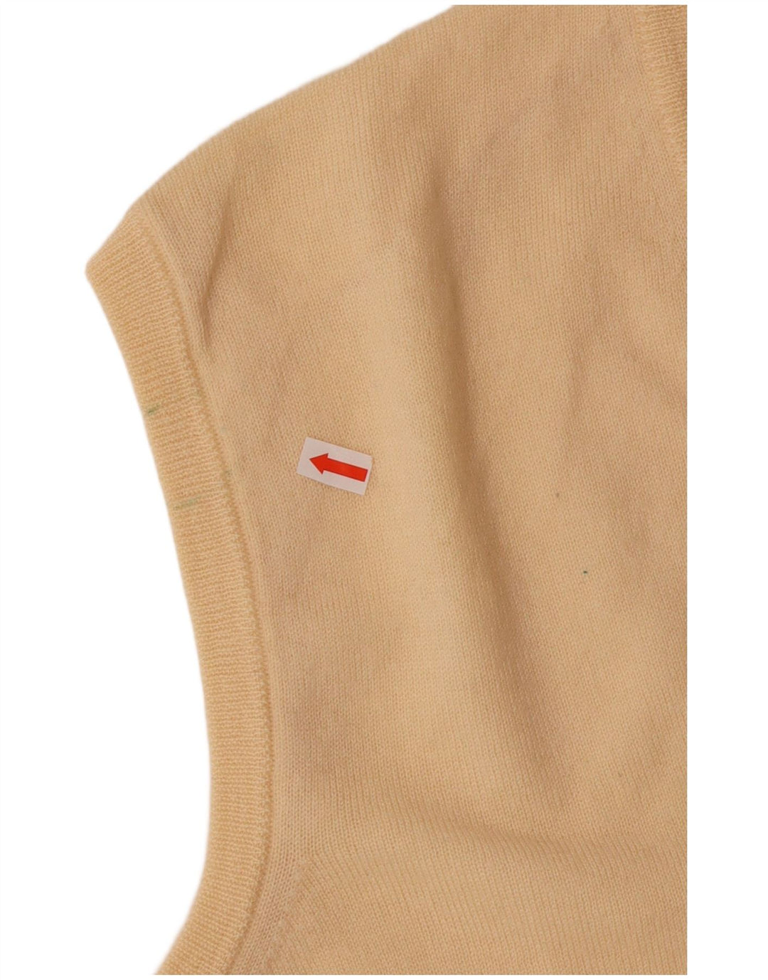 POLO Canotta da uomo con scollo a V IT 52 Large Giallo Lana Vergine