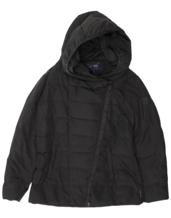 Giacca imbottita con cappuccio da donna Armani EU 44 XL poliestere blu navy