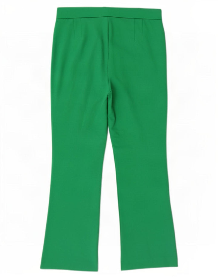 Pantaloni corti bootcut da donna Zara medi W28 L25 cotone verde
