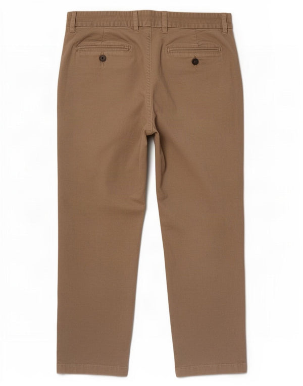 Pantaloni di velluto a coste vestibilità regolare da uomo Marks & Spencer W34 L29 Cotone beige