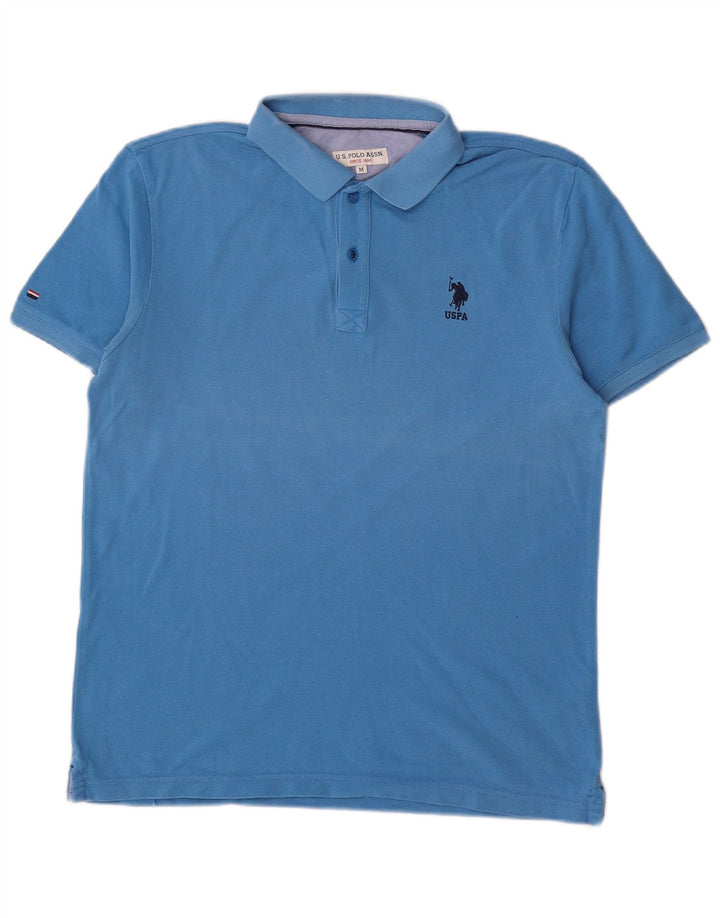 Polo Assn. Polo da uomo in cotone blu medio