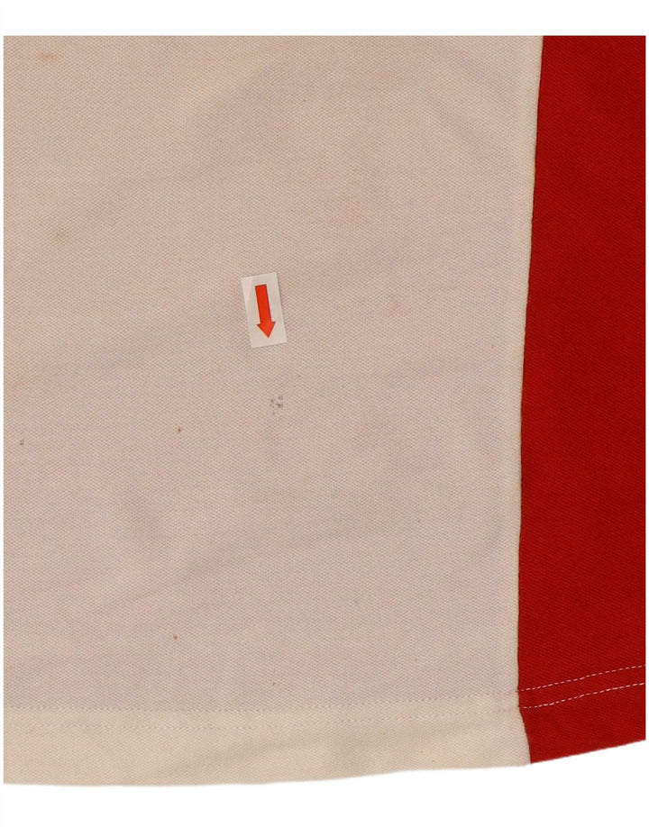 Dolce & Gabbana Canottiera grafica da uomo Top rosso medio in cotone color block Beach