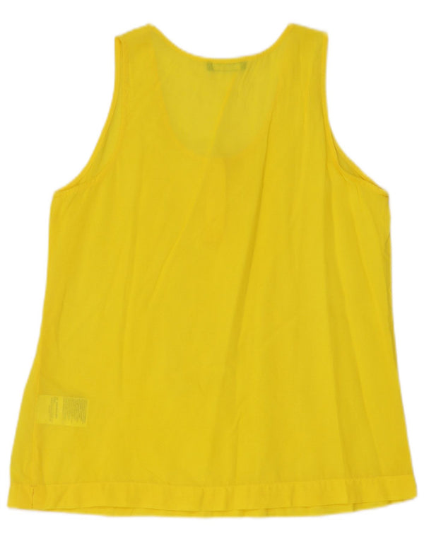 Camicetta senza maniche da donna Benetton UK 6 XS Giallo Modal