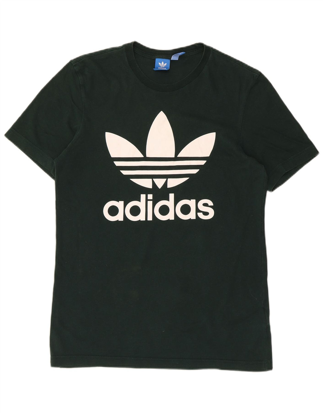 T-shirt grafica da uomo ADIDAS Top piccola in cotone verde