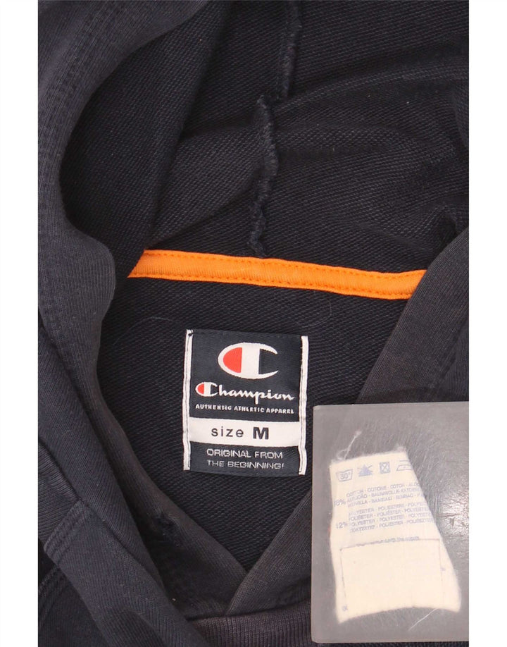 Felpa con cappuccio da uomo Champion, cotone medio blu navy