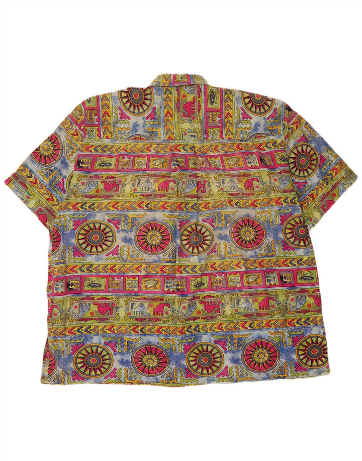 Camicia da uomo Avanti con motivo astratto taglia 41/42 grande multicolore