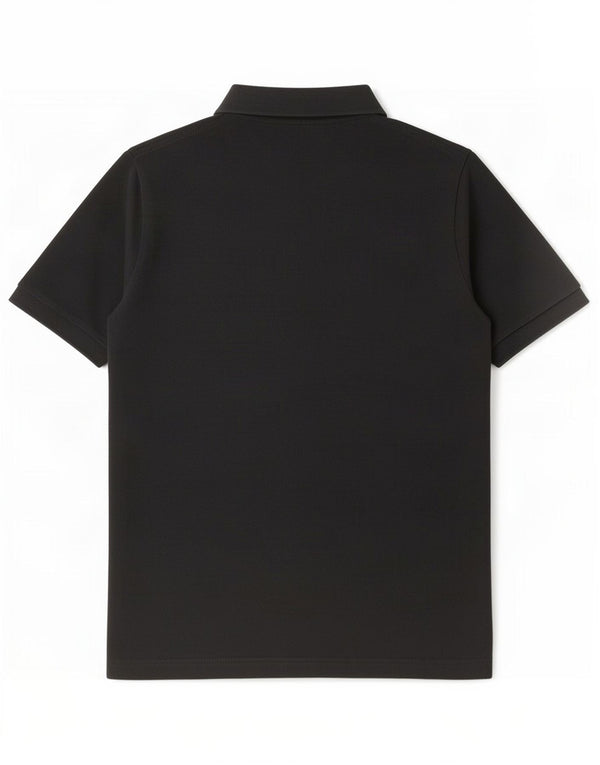 Kappa Mens Polo Shirt Large Black Cotton