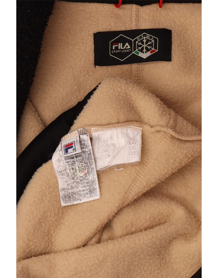 Giacca in pile da uomo FILA UK 44 2XL Poliestere beige